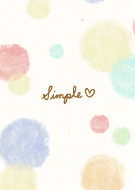 シンプル水彩丸30