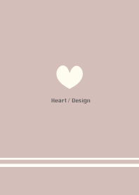 Heart / Design -mocha coffee-