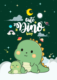 Dinosaur Lover Night Green