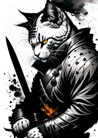 水墨猫武士 3a38Bb
