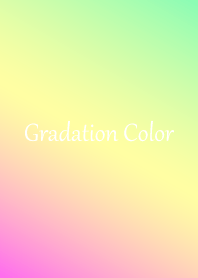 Gradation Color *Pink&Yellow&Green 2*