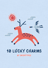 10 Lucky Charms - Ten Longevity Symbols