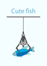 かわいいクリップ人形のマシン - 魚
