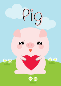 So Cute Pink Pig Theme