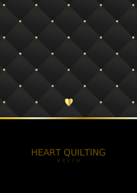 HEART QUILTING - GRAY BLACK 20