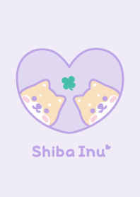 ชิบะอินุ สี่ใบ [สีม่วง]