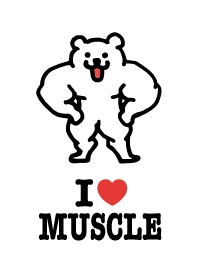 I LOVE MUSCLE(Macho Bear)
