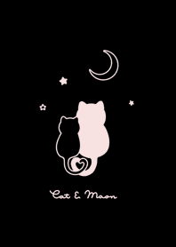 แมว&พระจันทร์ / black pink