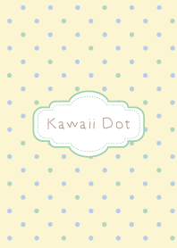 Kawaii Dot - Sand & Sky