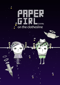 PAPER GIRL_on the clothesline