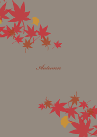 Autumn Leaves Theme2.Gray ver.