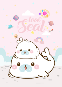 Cute Seal Lover Soft Pink