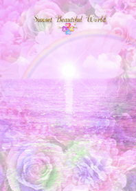 Sunset beautiful world  Rose Pink