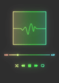 MUSIC PLAYER - GLOW - マットブラック 50
