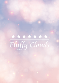Fluffy Clouds -BLUE PINK-