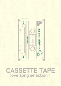 Cassettetape_love Turquoise GRN