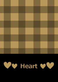 Simple heart and check pattern 9