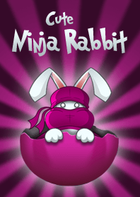 Cute Ninja Rabbit theme