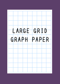 LARGE GRID GRAPH PAPER/DEEP PURPLE