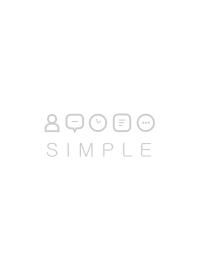 シンプル(ホワイト)Ver.16