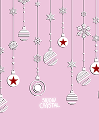 snow crystal_057_pink2 ball