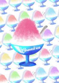 Shaved ice pattern
