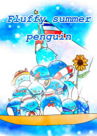 Fluffy summer penguin