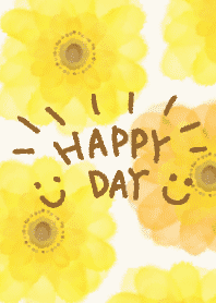Watercolor yellow flora * smile12