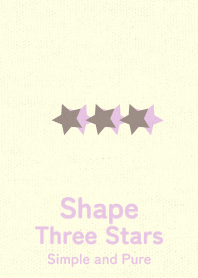 Shape Three Stars  Rosley