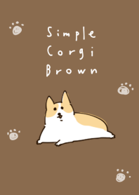 simple Corgi Brown.