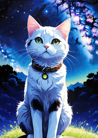 Night Moon Star Cat 930d64