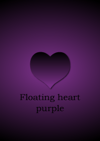 Floating Heart -purple-.