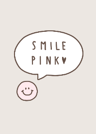 simple smile pink and greige theme