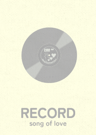 RECORD_love Mist WHT