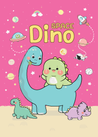 Dinosaur Cute : Space Lover