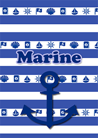 爽やかオシャレなマリンボーダーの着せ替え