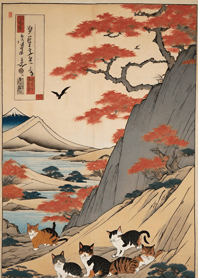 Ukiyo-e Cat Whale 9rO7Z