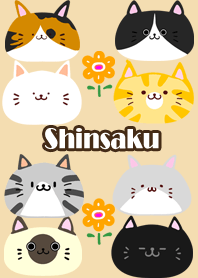 しんさく用北欧風かわいいネコの着せかえ