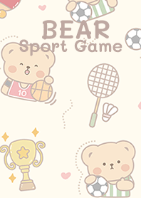 Bear play sport!