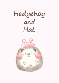 Hedgehog and Hat -crab- pink