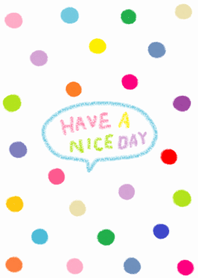 シンプルワード x 水玉