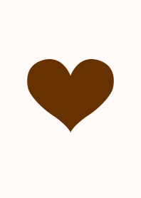 One Heart brown ivory