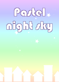 Pastel night sky