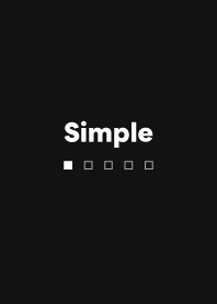 Simple - SQUARE - Black