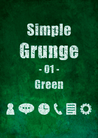 シンプル グランジ 01 グリーン