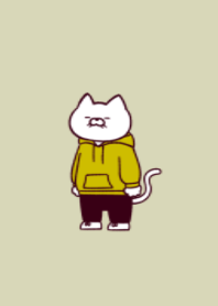 Hoodie cat.(dusty colors03)