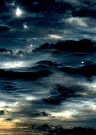 夜の月 月の海 #DkR_5。