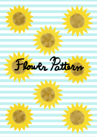 flower pattern5- watercolor-
