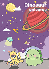 จักรวาล/ไดโนเสาร์/เอเลี่ยน/สีม่วง4