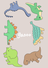 gaooo. <Dinosaur> <Beige color ver.>